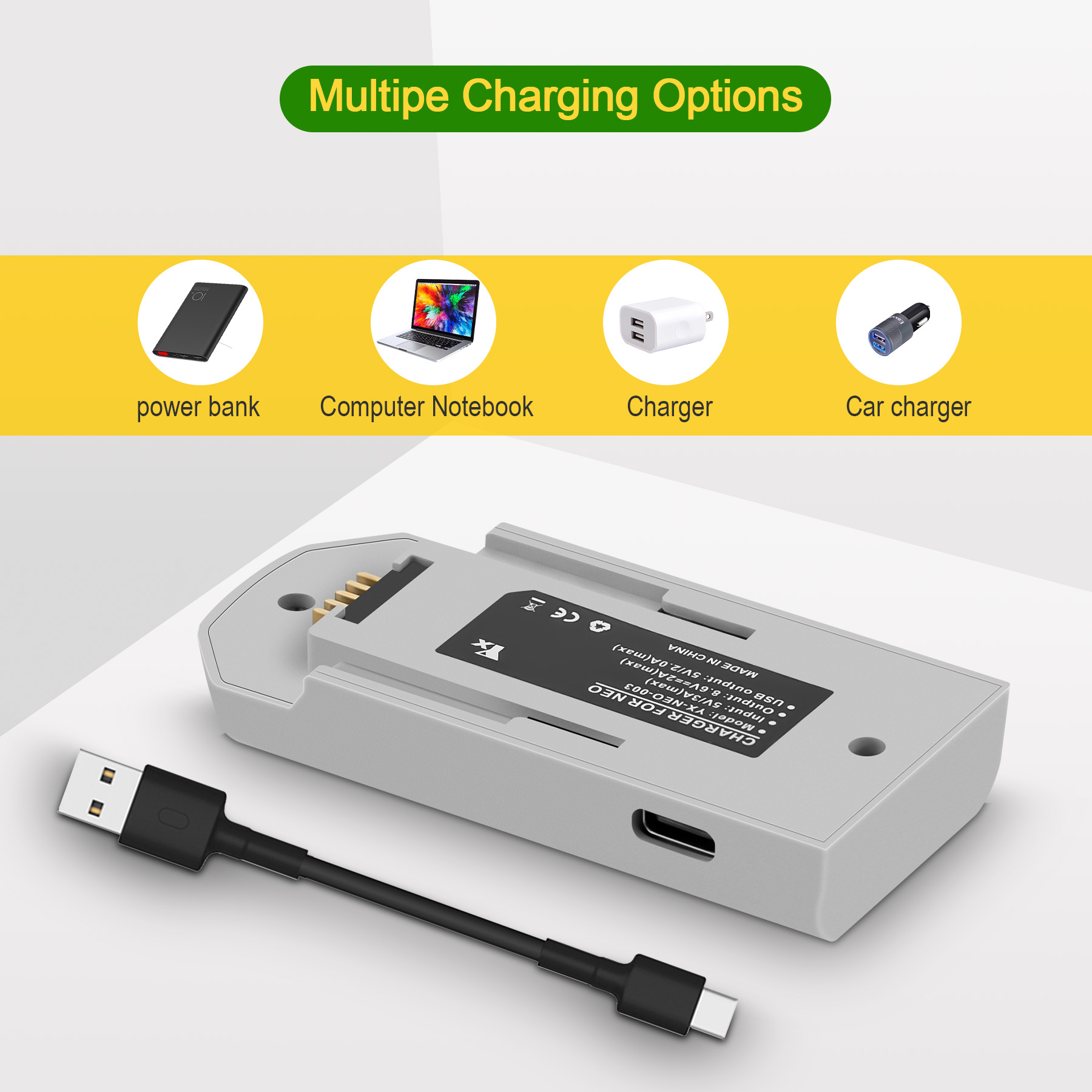 เครื่องชาร์จแบตเตอรี่ USB แบบส - Drone Power Bank บทวิจารณ์และราคา