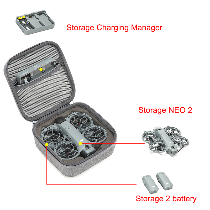 กระเป๋าใส่โดรน DJI NEO 2 แบบกั - Drone Hard Shell Case บทวิจารณ์และราคา